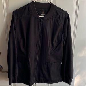Jaanuu Womens Black Scrub Jacket